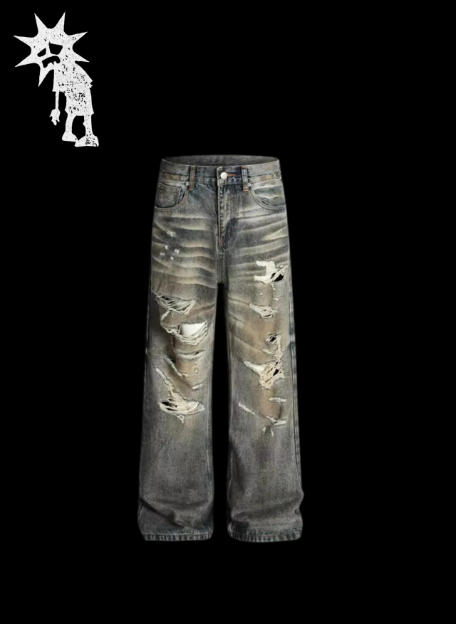 ‘DXRTY WASH’ JEANS 𖦏