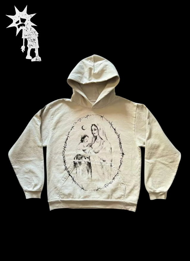 ‘VIRGIN MARY’ HOODIE 𖦏