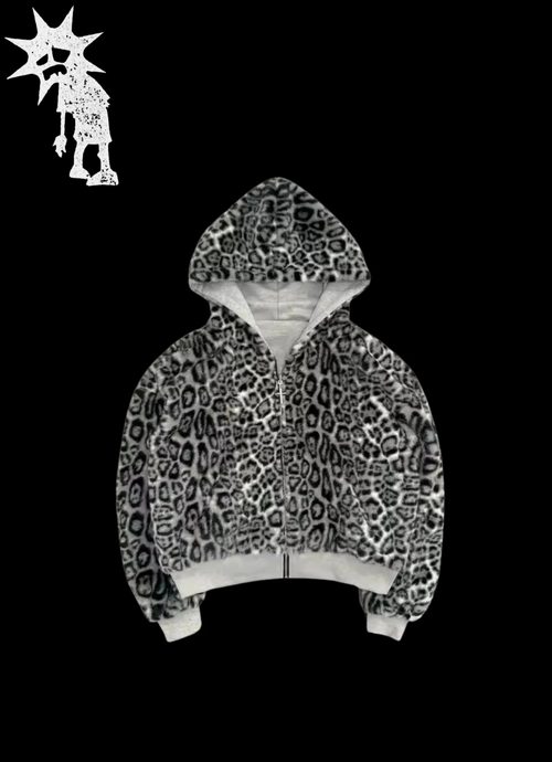 ‘LEOPARD’ HOODIE 𖦏