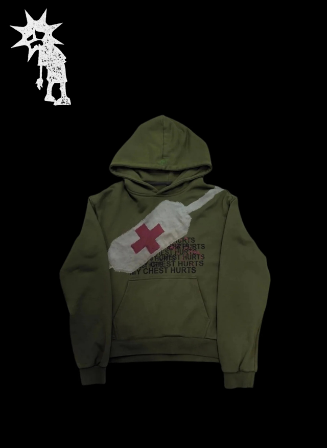 ‘WOUNDED’ HOODIE 𖦏
