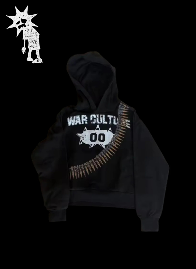 ‘WAR CULTURE’ HOODIE 𖦏
