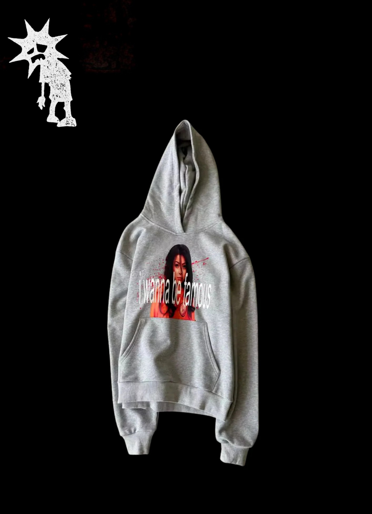 ‘I WANNA BE FAMOUS’ HOODIE 𖦏
